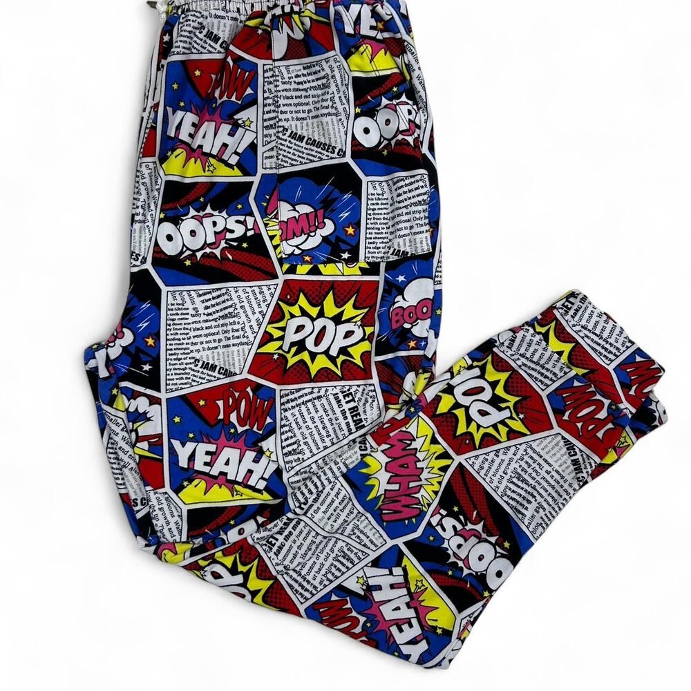 POW! BAM! Comic Book Print Joggers
